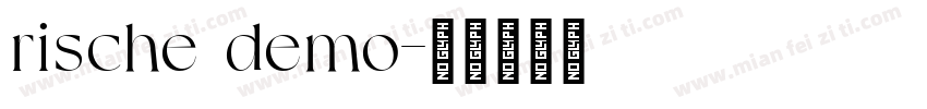rische demo字体转换